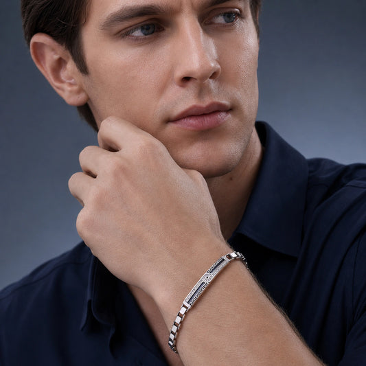 Alencia Regal Maze 925 Sterling Silver Bracelet image 1