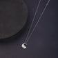 Pearl Feather Crescent Pendant Necklace image 0