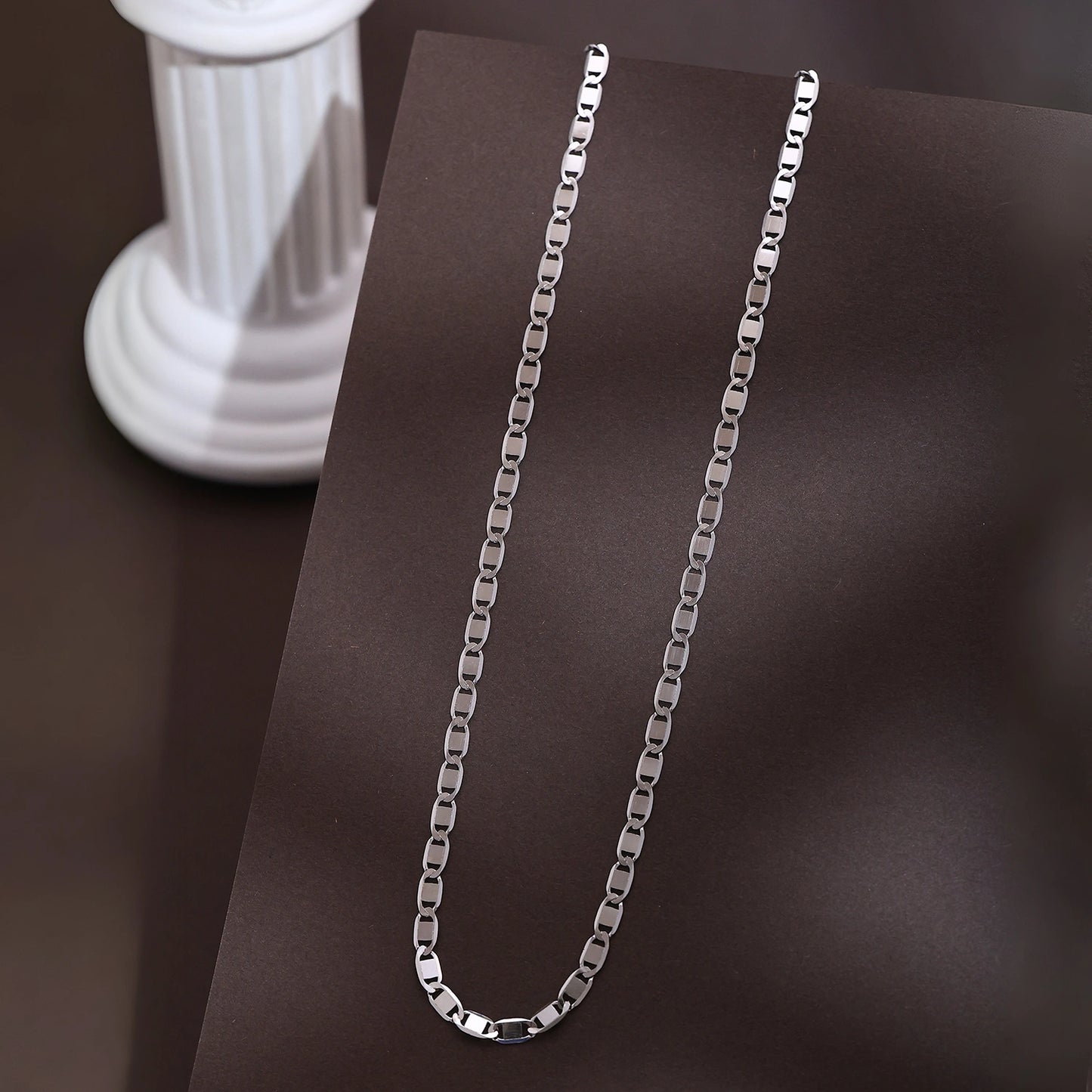Alencia Signature Figaro 925 Sterling Silver Chain Necklace – Limited Edition image 0
