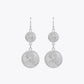 Swirl Aura Silver Drop Earrings image 2