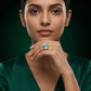 Aqua Bloom Statement Ring image 1