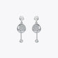 Rose Glow Round Drop Pendant &amp; Earrings Combo image 4