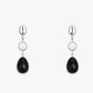 Midnight Pearl Drop Necklace &amp; Earrings Combo image 4
