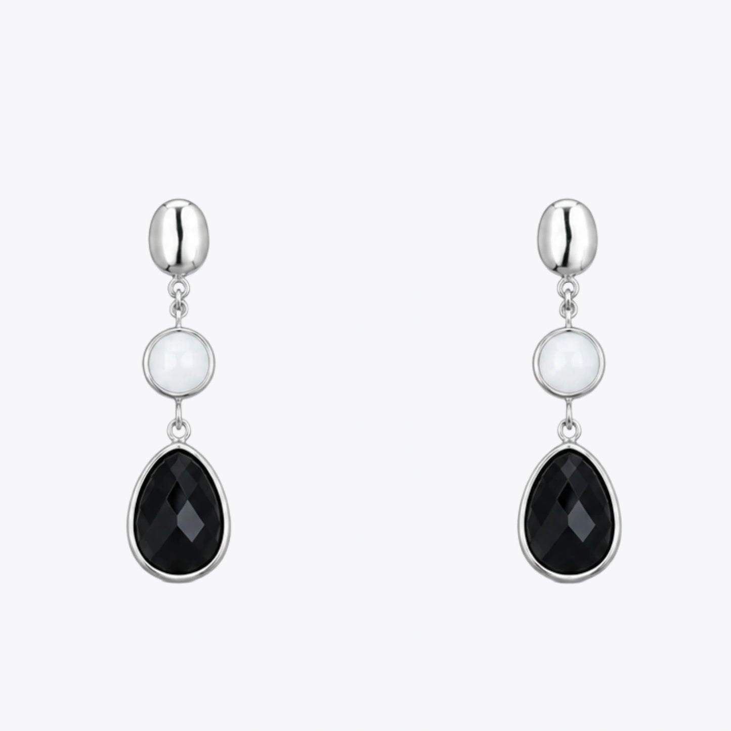 Midnight Pearl Drop Necklace &amp; Earrings Combo image 4