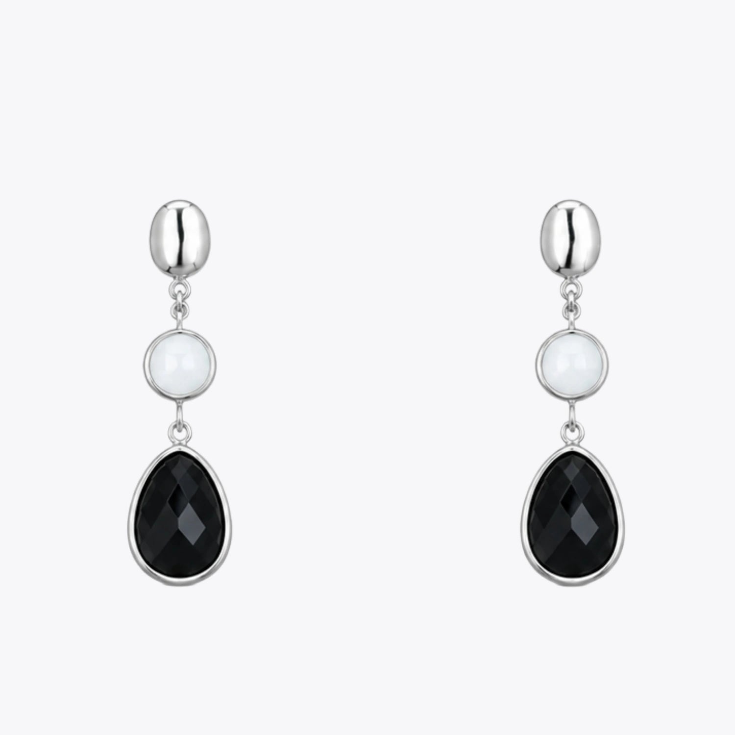 Midnight Pearl Drop Necklace &amp; Earrings Combo image 4