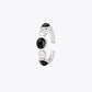 Midnight Pebble Silver Ring image 2