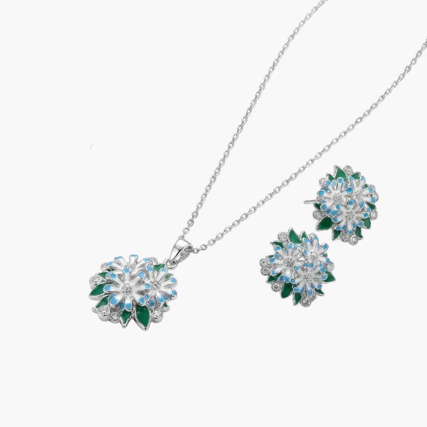 Azure Bloom Enamel Set image 2