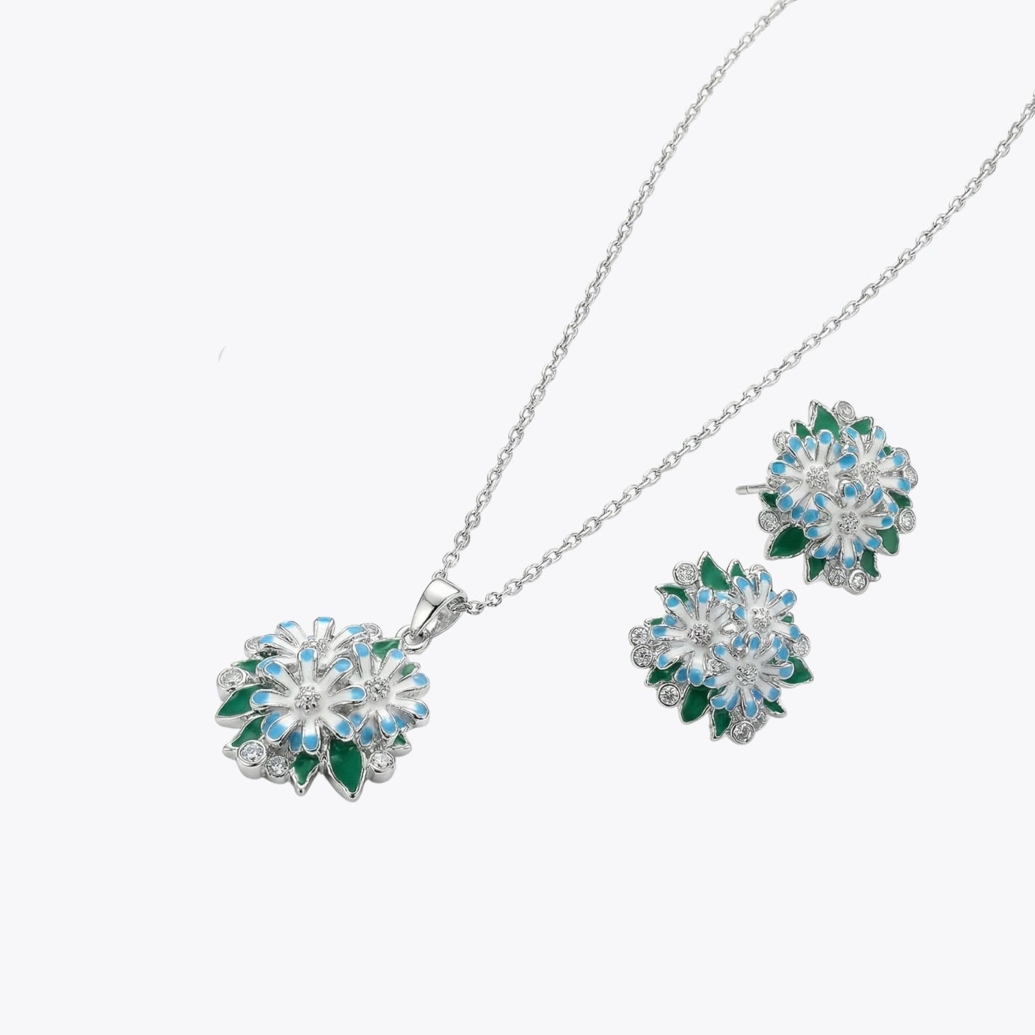 Azure Bloom Enamel Set image 2