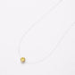 Golden Glow Solitaire Invisible Necklace image 2