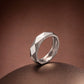 Faceted Prism Silver Ring image 0