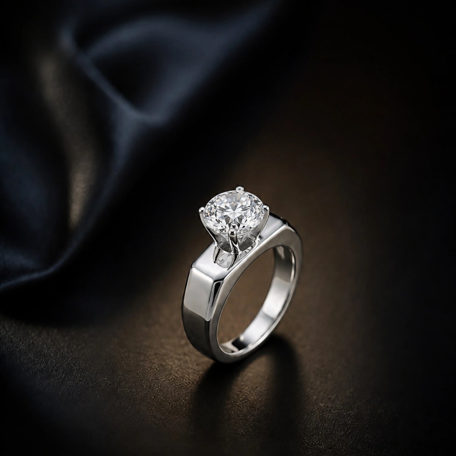 Celestial Solitaire Statement Ring image 0