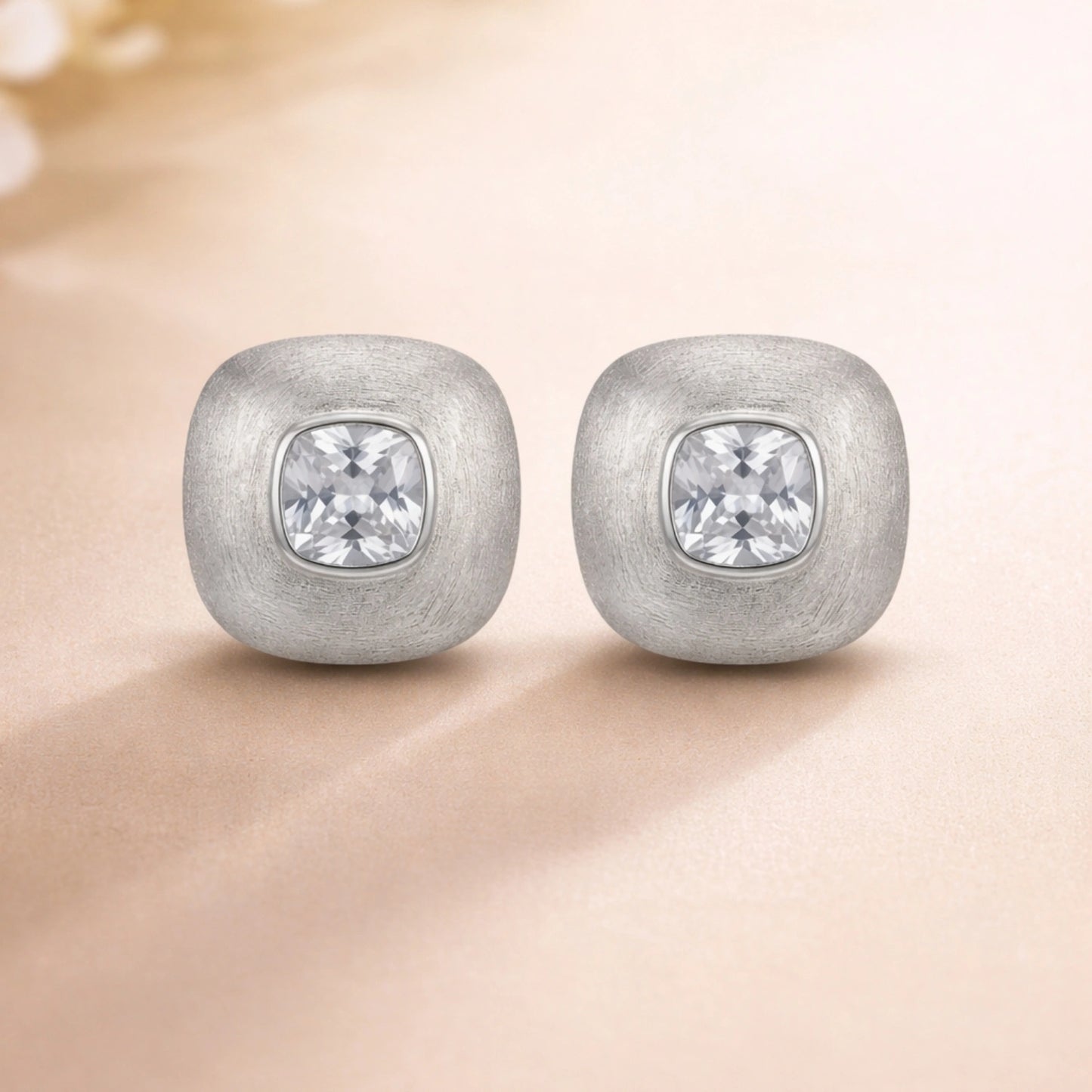 The Frost Crystal Cushion Studs image 0