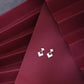 Geometric Square Silver Drop Earrings image 0