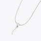 The Alencia Urban Cornetto Silver Pendant Necklace image 2
