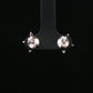 Black & White Star Stud Earrings