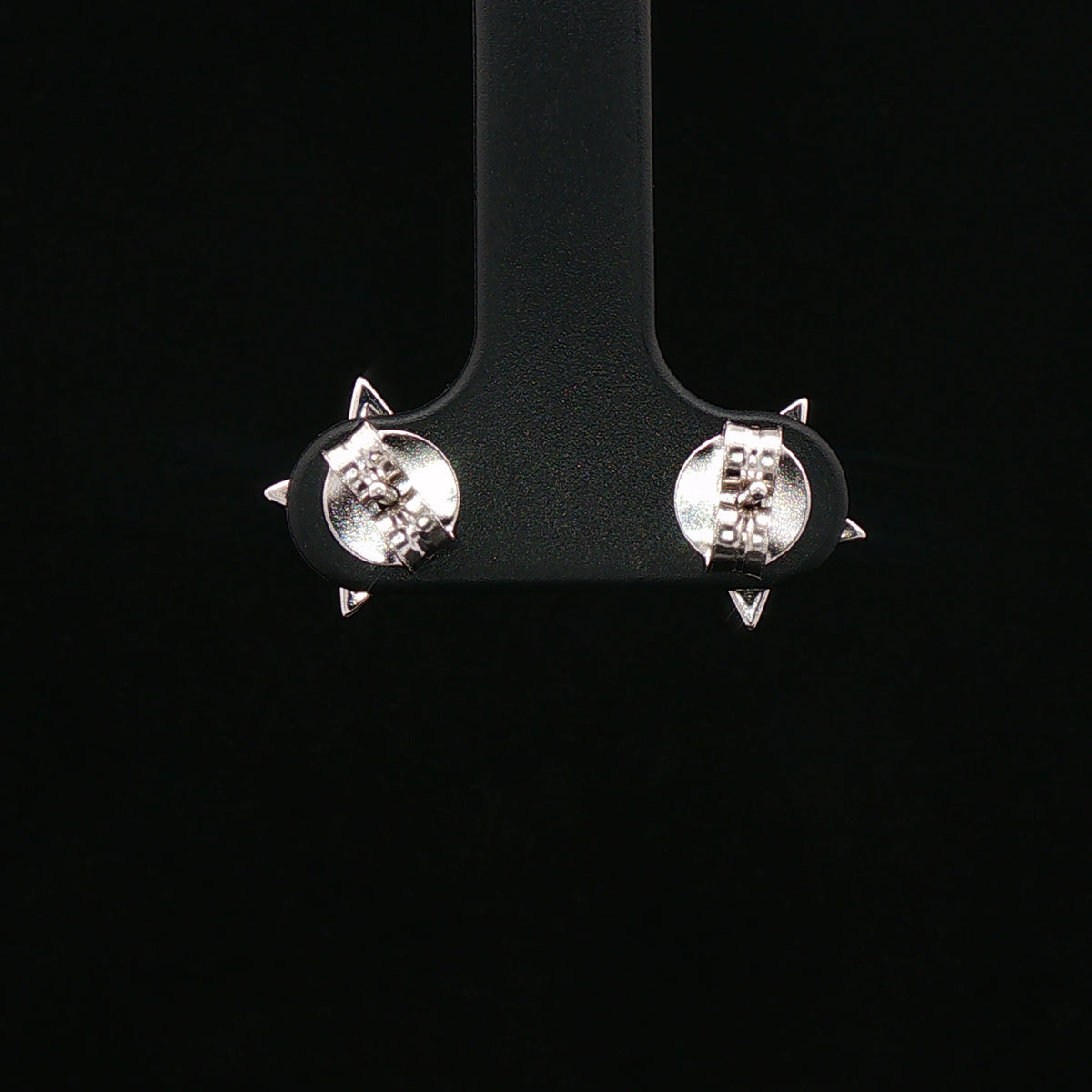 Black & White Star Stud Earrings