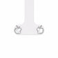 Apple Charm Silver Stud Earrings