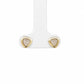 Golden Triangle Pearl Stud Earrings