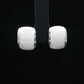 Luna Pearl Square Stud Earrings