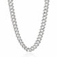 Alencia Luxe Iced Cuban Silver Chain
