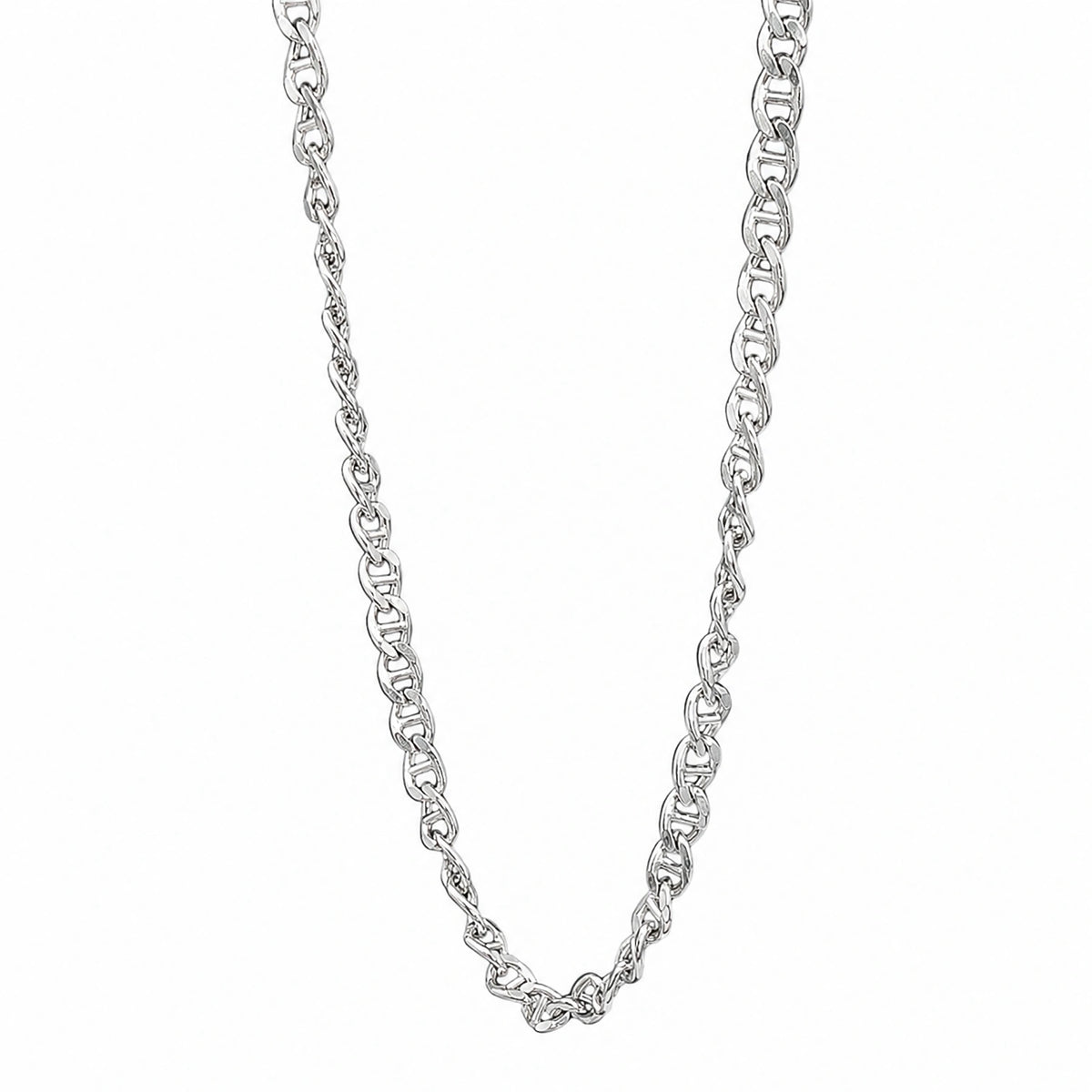Alencia Classic Anchor Silver Chain