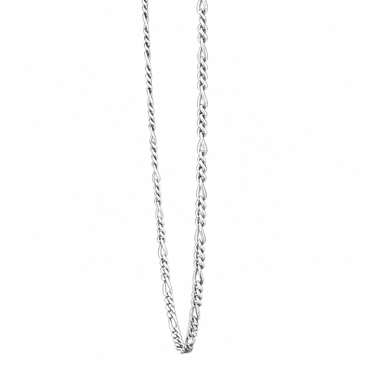 Alencia Classic Figaro Silver Chain