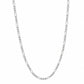 Alencia Classic Figaro Silver Chain