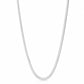 The Alencia Sleek Herringbone Silver Chain
