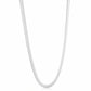 The Alencia Sleek Herringbone Silver Chain
