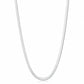 The Alencia Sleek Herringbone Silver Chain
