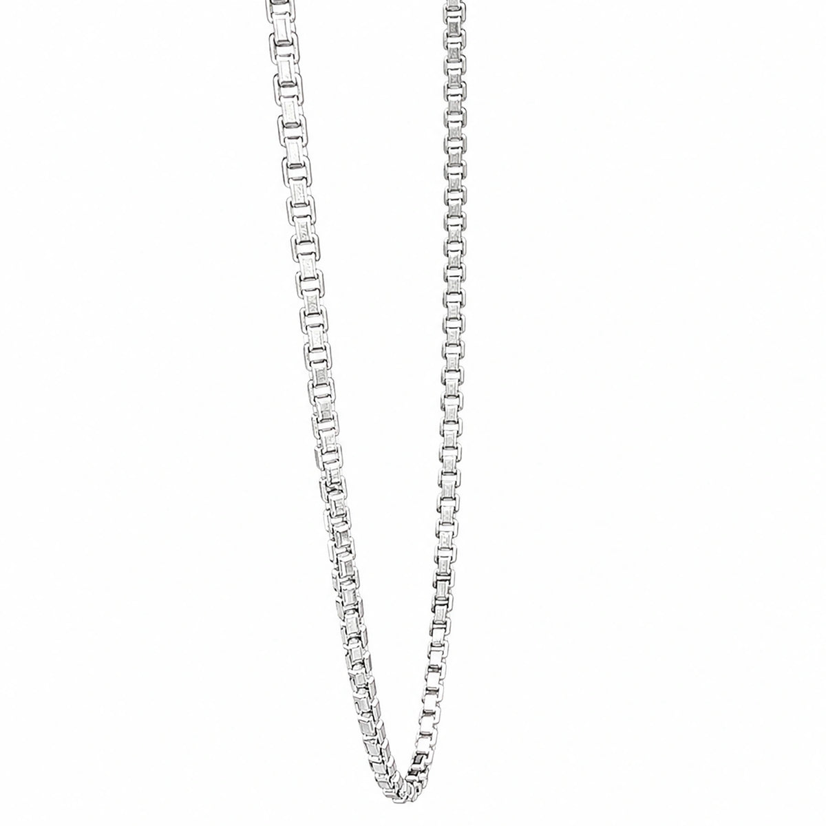 Alencia Limited Edition Box Link Silver Chain Necklace