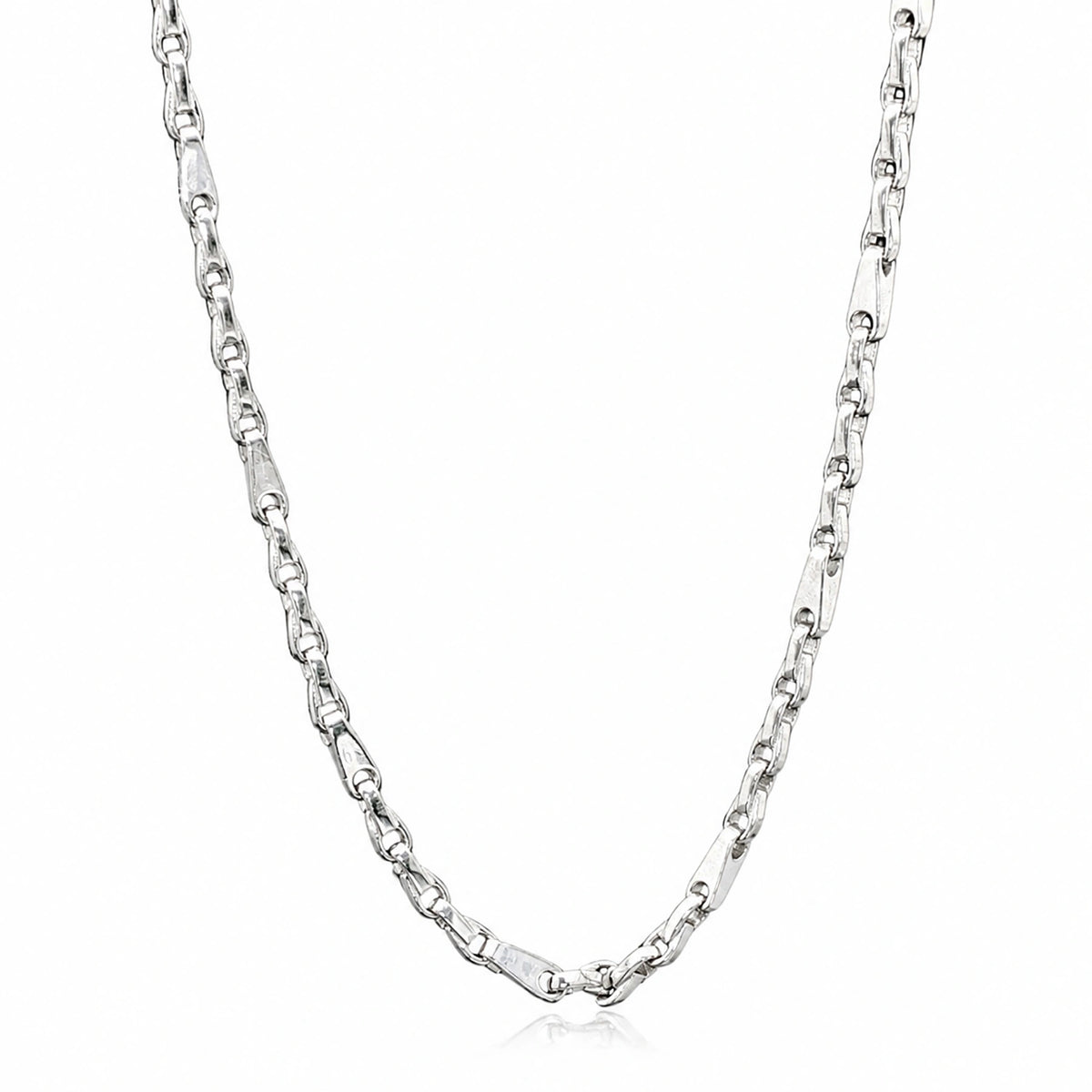 Alencia Limited Edition Figaro Link Silver Chain Necklace