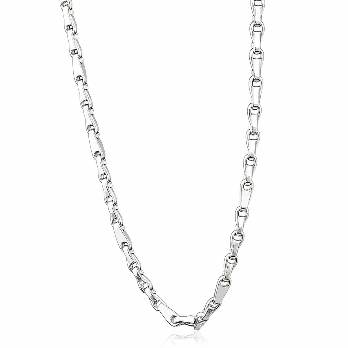 Alencia Limited Edition Figaro Link Silver Chain Necklace