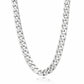 Alencia Limited Edition Cuban Link Silver Chain Necklace