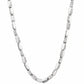 Alencia Royale Geometric Link 925 Sterling Silver Chain Necklace