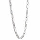 Alencia Royale Geometric Link 925 Sterling Silver Chain Necklace