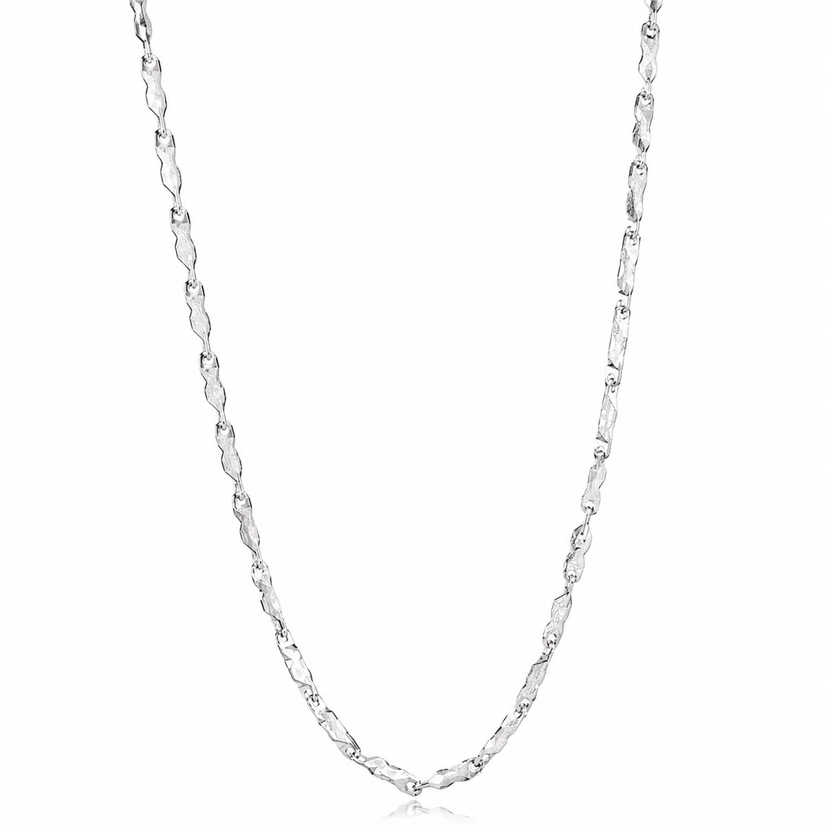 Alencia Prism Twist 925 Sterling Silver Chain Necklace – Limited Edition