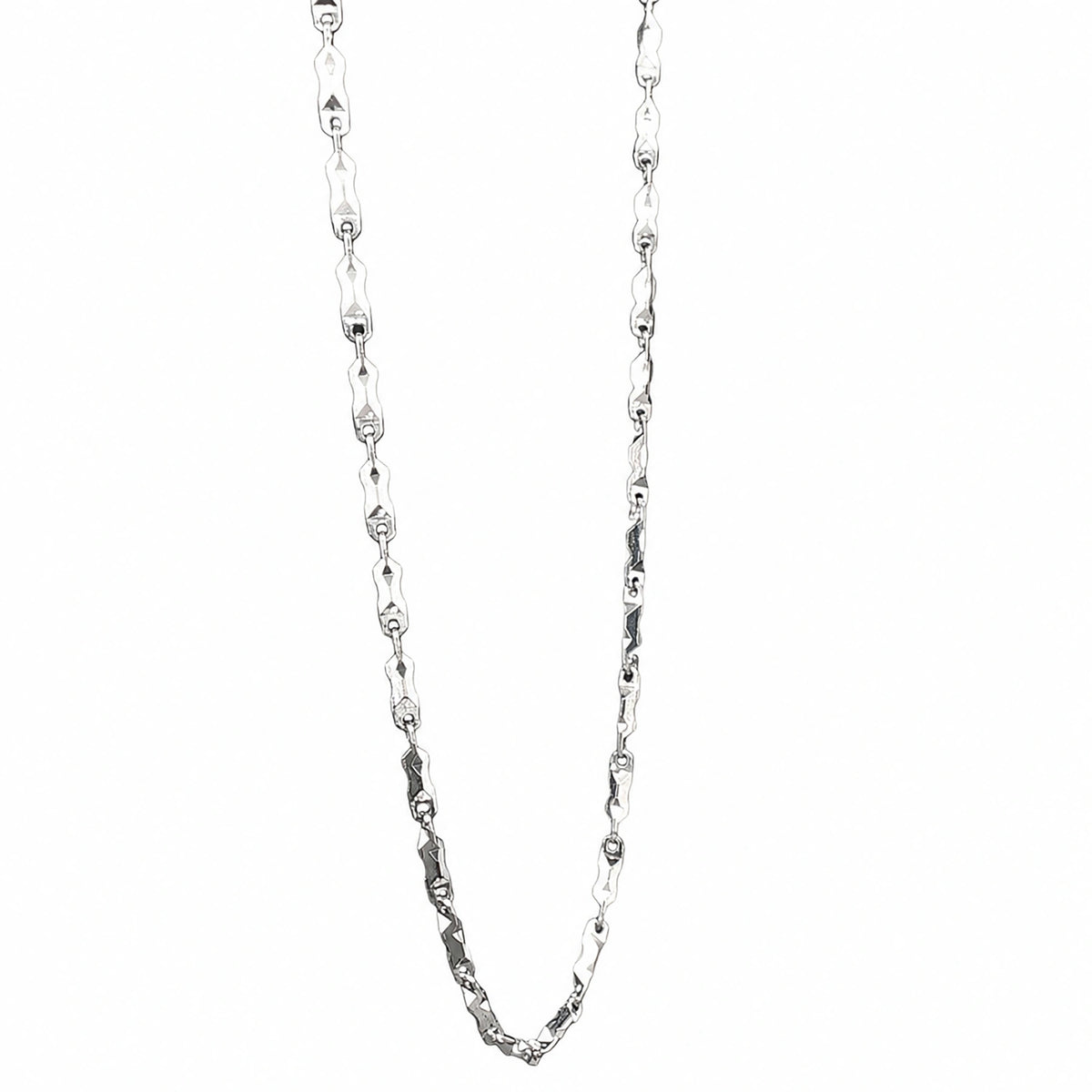 Alencia Prism Twist 925 Sterling Silver Chain Necklace – Limited Edition