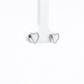 Silver Heart Mother-of-Pearl Stud Earrings
