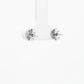 Half Moon Mother of Pearl Stud Earrings