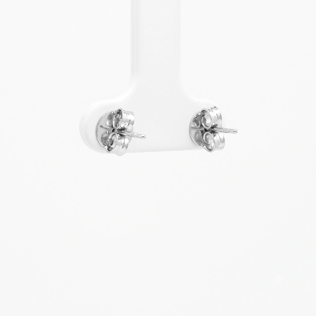 Half Moon Mother of Pearl Stud Earrings