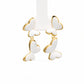 Two-Tone Butterfly Drop Earrings