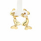 Two-Tone Butterfly Drop Earrings