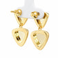 Golden Triangle Drop Earrings