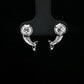 Ocean Dolphin Blue Stud Earrings