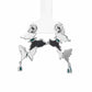 Blue Butterfly Crystal Drop Earrings