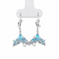 Ocean Tail Star Pearl Drop Earrings