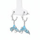 Ocean Tail Star Pearl Drop Earrings