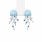 Ocean Jellyfish Blue Drop Earrings