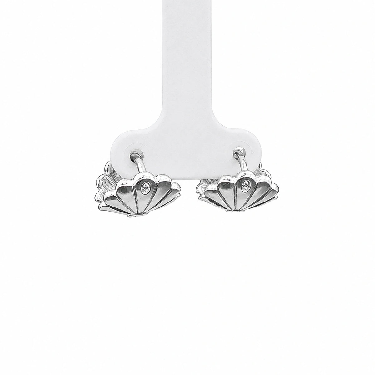 Blue Shell Starfish Stud Earrings